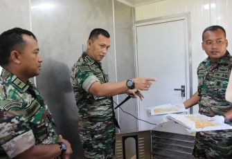 Dandim saat Tutup Kegiatan Pelatihan dan Praktek Pembuatan Ekstrak Albumin Ikan Gabus 