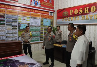 Pamatwil Polda Kepri Cek Kesiapan Polres Natuna Wujudkan Pengamanan Pemilu 2023-2024 Berjalan Aman dan Kondusif 