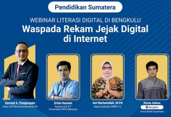 Webinar Literasi Digital “Literasi Digital– Waspada Rekam Jejak Digital di Internet”