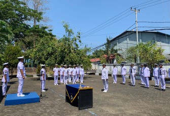 Penyerahan Jabatan Komandan KAL Suluh Pari II-6-60  Satrol Lantamal VI/Makassar