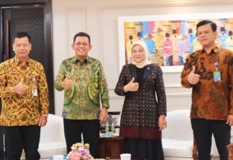 Gubernur Ansar Laporkan Progres Pembangunan BLK Karimun dan Batam Kepada Menaker RI