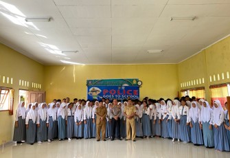 Satlantas Polres Natuna Edukasi Siswa Menjadi Agen Perubahan Patuhi Aturan Lalulintas