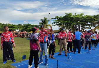 Komandan Wing Udara 3 Hadiri Pembukaan Danlanud Cup V Biak Archery Turnament 