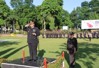  Kapolres Pagar Alam Pimpin Upacara Peringatan Hari Lahir Pancasila
