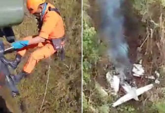 Tim SAR Gabungan TNI saat Berada di Lokasi Jatuhnya Pesawat SAM Air PK-SWW