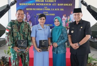 upati Natuna Hadiri Pisah Sambut Komandan Denhanud 477 Kopasgat 
