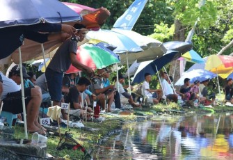 Lanudal Manado Gelar Lomba Memancing Ikan Mas
