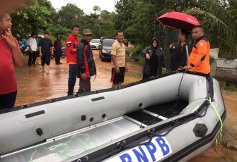 Kondisi banjir di Bintan