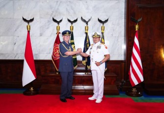 Panglima TNI saat Bertemu Panglima Angkatan Bersenjata Selandia Baru