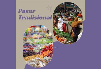 Suasana pasar tradisional (sumber : JAP)