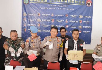 Polsek Palmerah Berhasil Sita 1,1 Kg Ganja dan 2 Ons 3 Gram Sabu