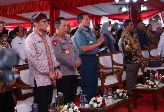 Panglima TNI Laksamana TNI Yudo Margono, S.E., M.M. saat menghadiri acara Pembinaan Idelogi Pancasila Melalui Program Eksekutif Nasional
