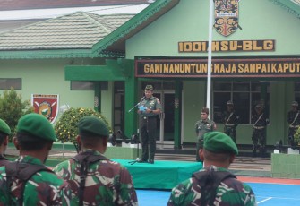 Kodim 1001/HSU-BLG saat Gelar Upacara Hari Kesadaran Nasional
