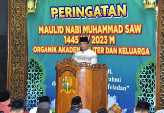 Akademi Militer saat Memperingati Maulid Nabi Muhammad SAW