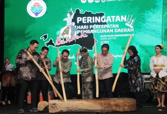 Gus Halim pada Malam puncak PPD 2023 yang digelar di Alun-alun Kota Rangkasbitung, Jumat (17/11/2023.