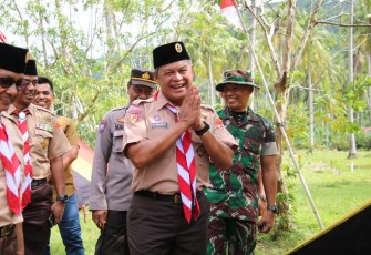 Danrem 032/Wrb Ajak Pramuka Selamatkan Bumi Lewat "Bersatu Dengan Alam"