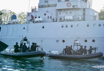 Satgasla Kogabpadpam VVIP saat Amankan Perairan Bali pada HLF MSP dan IAF 2024