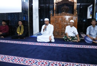 Sambut datangnya bulan suci Ramadhan 1445 Hijriah, Lanud Raden Sadjad (RSA) Natuna menggelar doa bersama pengoperasian kembali Masjid Mina Lanud RSA. Acara ini berlangsung di Masjid Mina Lanud RSA Kabupaten Natuna Provinsi Kepulauan Riau, Senin (11/3/2024)