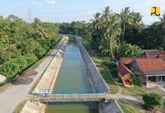 Rehabilitasi Bendung dan Jaringan Irigasi Manganti Tuntas