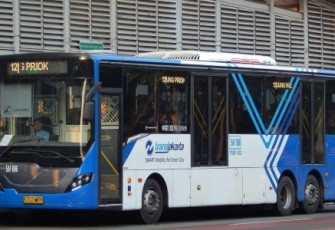 Ilustrasi Bus Transjakarta 