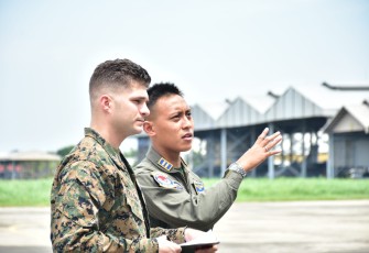 USMC saat Cek Kesiapan Unsur Wing Udara 2 untuk Latihan Bersama