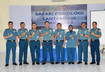 Personel Pangkalan Utama TNI AL VI (Lantamal VI)  mengikuti Safari Psikologi TNI AL Tahun 2024 yang digelar oleh Dinas Psikologi Angkatan Laut (Dispsial), bertempat di Gedung Werving Mako Lantamal VI, Kota Makassar, Provinsi Sulawesi Selatan, Senin (22/01/2024)