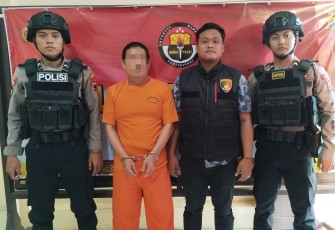 Terduga Pelaku Saat Diamankan 