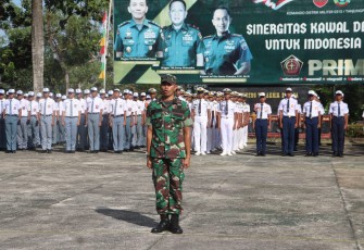 Kodim 0315/Tanjungpinang Gelar Lomba PBB Piala Panglima TNI Tahun 2024 Bagi Siswa SMA dan SMP