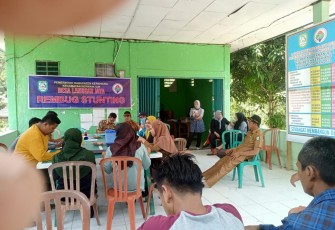 Desa Langgar Jaya Gelar Rembung Stunting