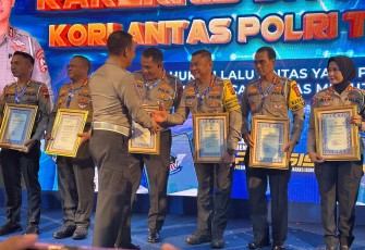 Ditlantas Polda Kalteng Raih Peringkat I Kinerja Terbaik