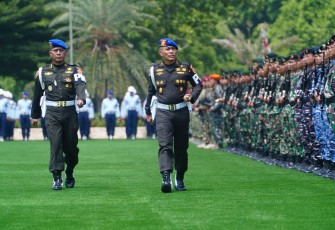 Danpuspom TNI Pimpin Apel Gelar Pasukan Penegakan Hukum Tahun 2024