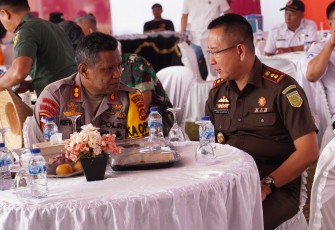 Polres Oku Timur Launching Gugus Tugas Polri Mendukung Ketahanan Pangan