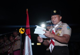 Waaster Panglima TNI Resmi Tutup Kursus Pembina Pramuka Mahir Tingkat Lanjutan Trisaka TNI Tahun 2024
