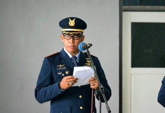 Pangkalan TNI AU Raden Sadjad (Lanud RSA) Natuna menggelar Apel Khusus Peringatan Hari Bela Negara ke-76 di Hanggar Timur Lanud RSA, Provinsi Kepulauan Riau, Kamis (19/12/2024).