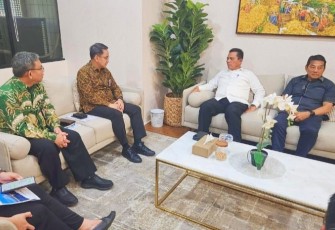 Gubernur Kepri Ansar Ahmad  bertemu Dierjen Pembiayaan Infrastruktur (DJPI) Kementrian PU RI, Triono Junoasmono