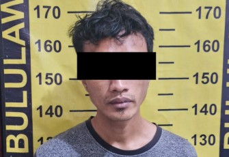 Tersangka saat diamankan