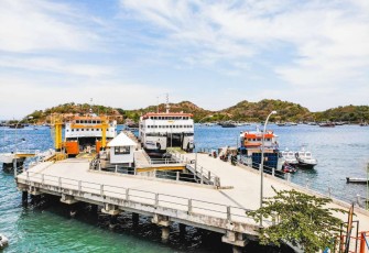 Ilustrasi pelabuhan Labuan Bajo, NTT