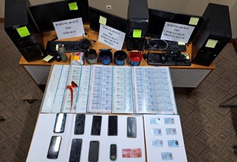 Bareskrim Gerebek Lokasi Percetakan Uang Palsu
