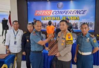 Satgaspam TNI AL Bandara Juanda Gagalkan Pengiriman Narkotika yang Disembunyikan di Organ Vital