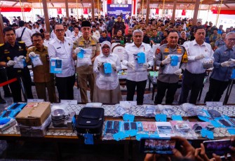 Kolaborasi BNN RI-Ditjen Bea Dan Cukai Berhasil Sita Puluhan Kilo Gram Narkotika 