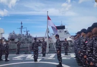 KRI Rem-331 Bertolak dari Pearl Harbor Menuju Tanah Air 