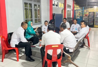Kunjungan Kerja Inspektur Wilayah I di Lapas Kelas IIB Idi