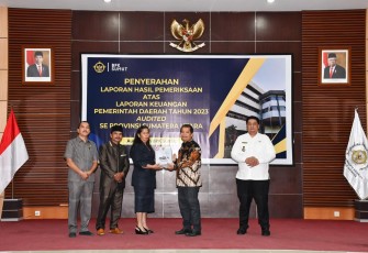 Pemkab Samosir Raih Opini Tujuh Kali Berturut-turut