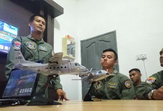 Skuadron Udara 600 Laksanakan Latihan Glagaspur Udara Tingkat 1