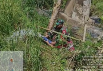 Babinsa Koramil 0801/06 Bandar Lakukan Pendampingan Program Pompanisasi