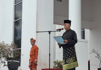 Wan Siswandi dan Rodhial Huda Pimpin Upacara HUT Kepri Ke-22 
