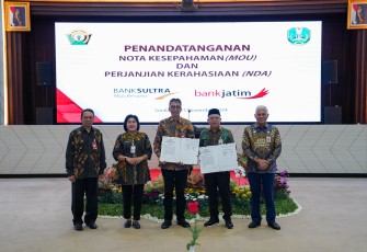 Bank Jatim dan Bank Sultra Resmi Jalin Sinergitas KUB