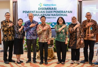 Wamenkes Prof. Dante dalam acara Diseminasi Pemantauan dan Penerapan Formularium Nasional (Fornas) di Hotel Bidakara, Jakarta, Jumat (13/12)