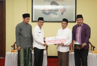 Kemenag Salurkan Bantuan Rp 650 Juta