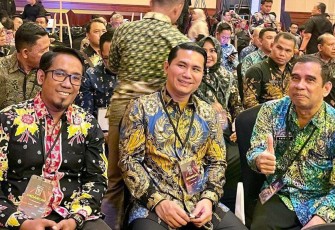 Wakil Bupati Bintan Ahdi Muqsith turun langsung menghadiri kegiatan tersebut, Kamis (07/03) di Hotel Ritz Carlton Jakarta